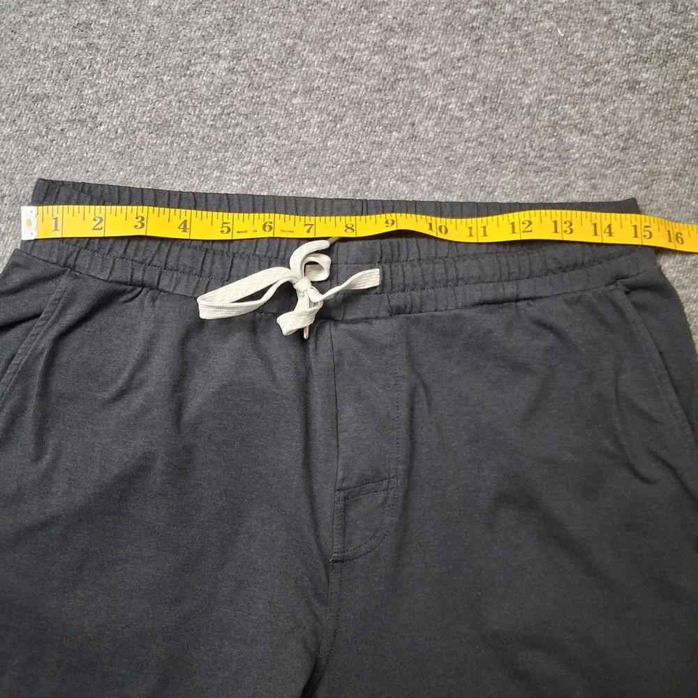 Vuori Mens Ponto Performance Pants Black Stretch Athletic Lounge Training 30x29